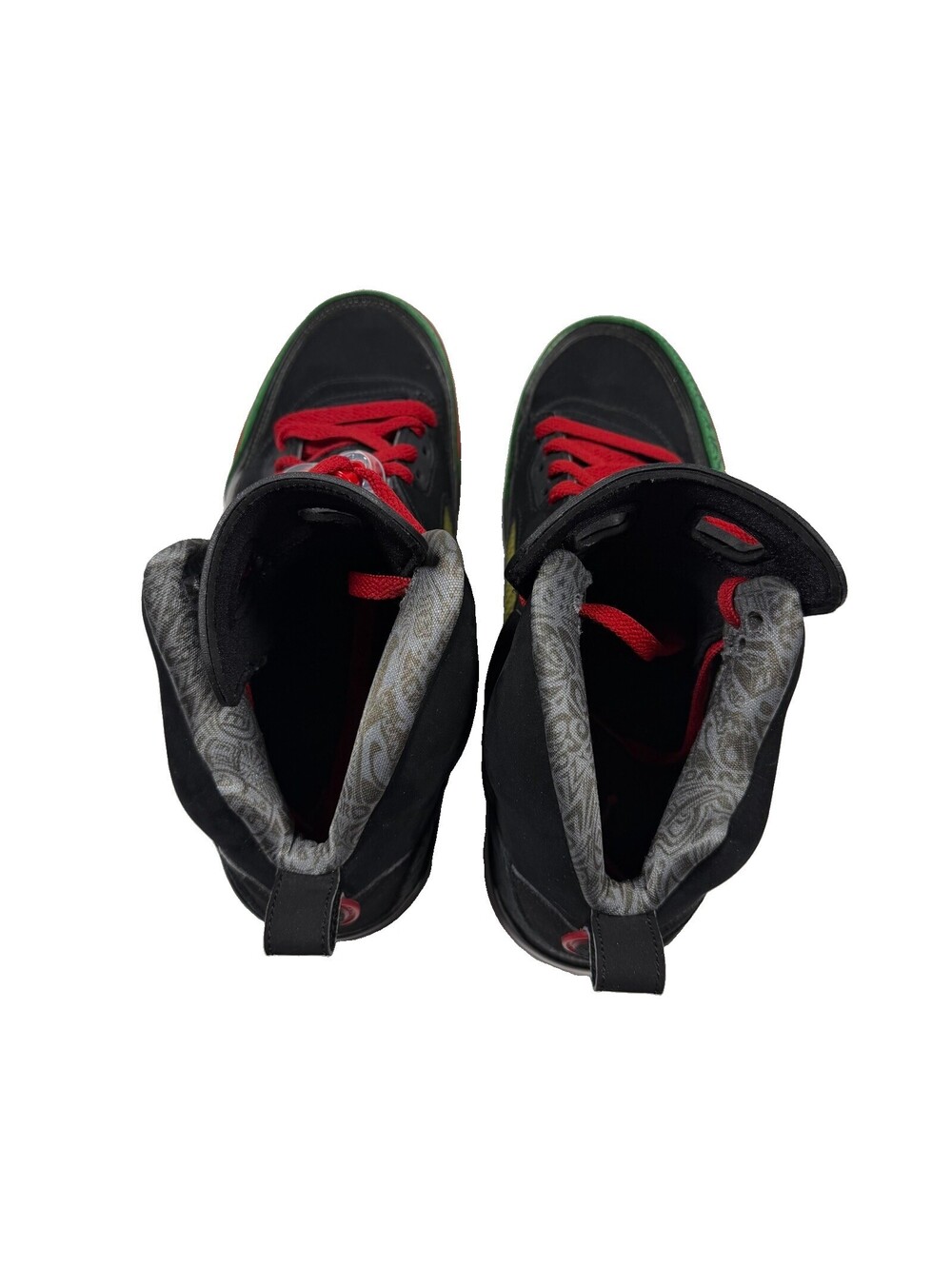 Nike Air Jordan Spizike OG 2017 Black/Red/Green Men’s 10 High Top 315371-026 - Picture 10 of 12